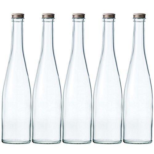 

Set of 5 500ml ALS500STD-F Liquor/Wine Bottles (Aluminum Caps)