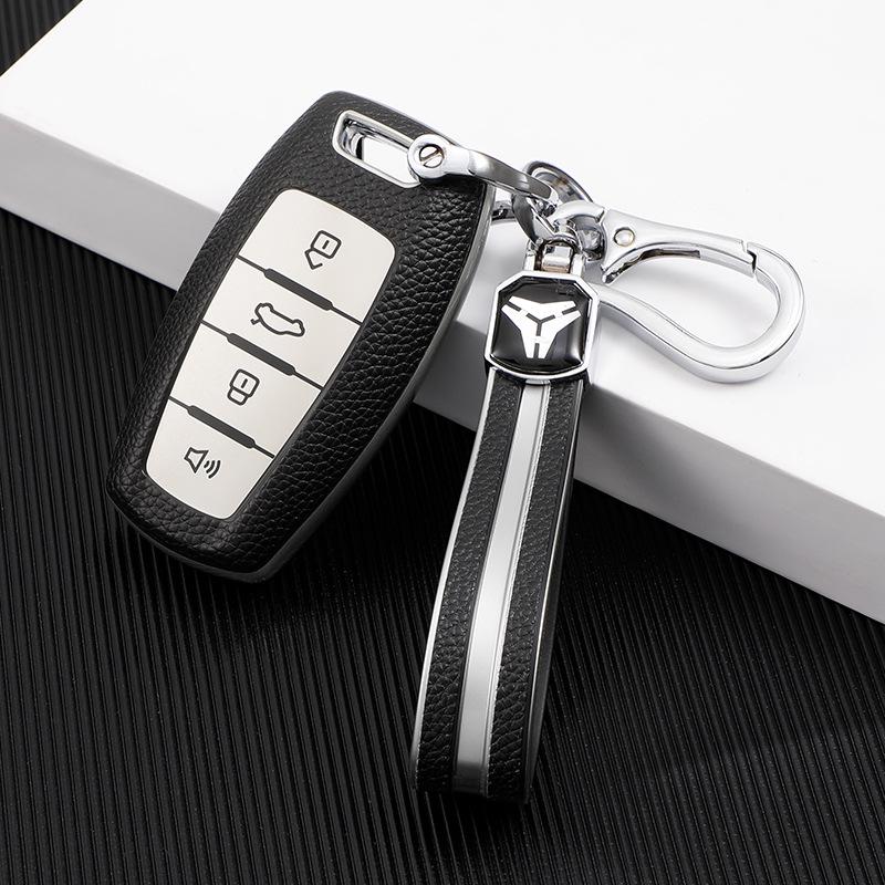 Leather Key Case for Haval H6 Coupe, H2S, M6, F5, H4, Big Dog & F7X Models