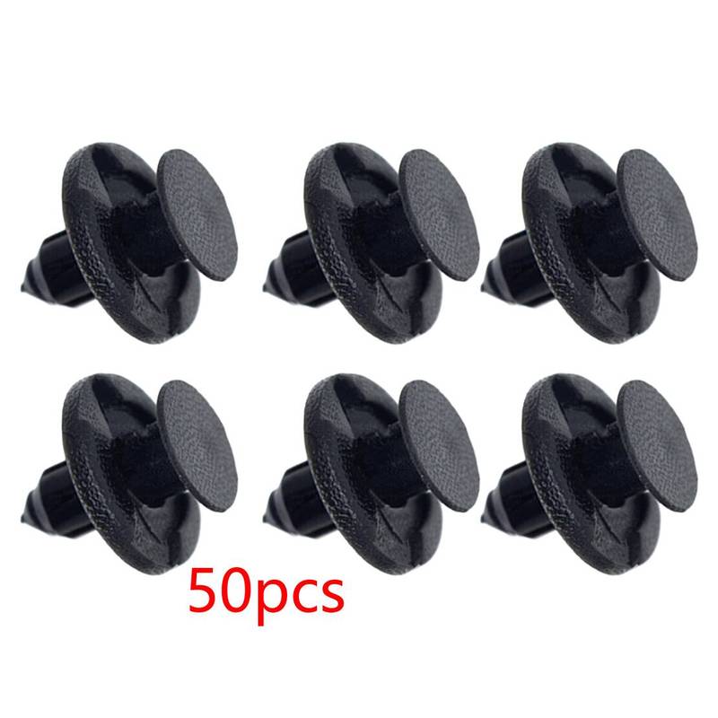 90044-68320 50pcs Nylon Bumper Splash Shield Hood Engine Push Clip Rivet Retainer Fit for Infiniti EX35 EX37 FX35 Nissan Xterra