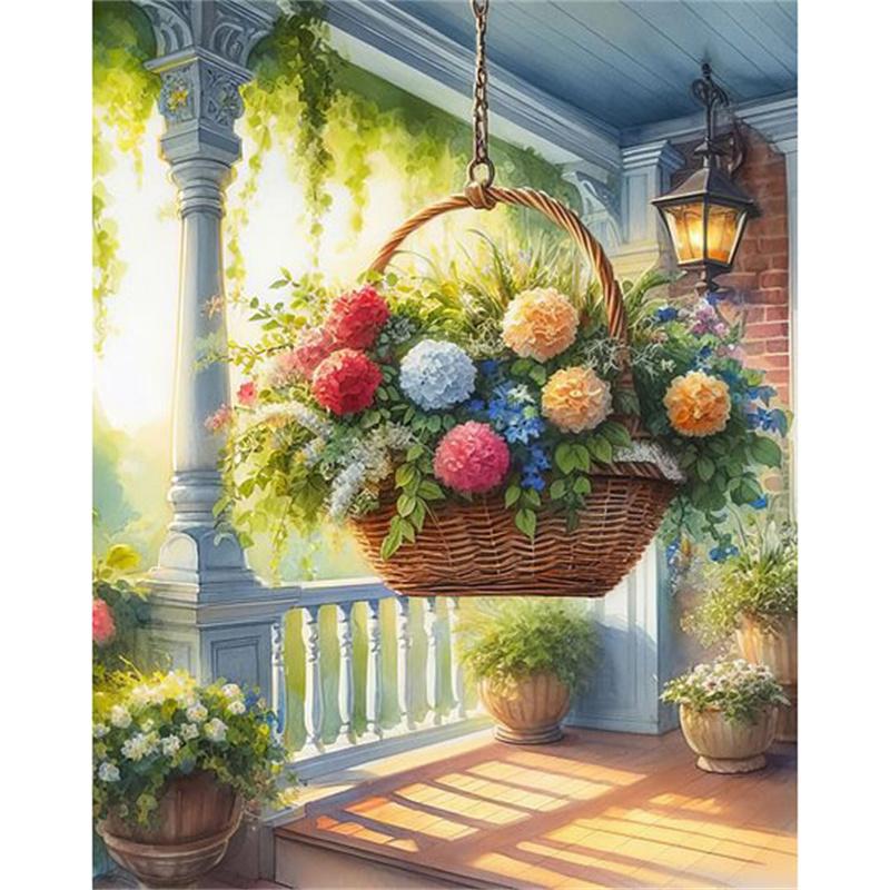 Diamond Painting Fruit Flower Cross Stitch Embroidery Kitchen Landscape Mosaic Round Drill Picture Of Rhinestones Gift