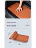 Universales Leder-Autositzkissen mit Beinstütze – Perforiert, Atmungsaktiv, Ganzjahresdesign