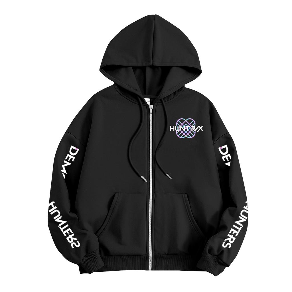 Kids Fashion Women's Lightweight Long Sleeve Zipper Hoodie Printed Hoodie With Pockets