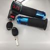 Red Screen Lock & Three-Speed Electric Twist Grip Throttle Handle for E-Vehicles