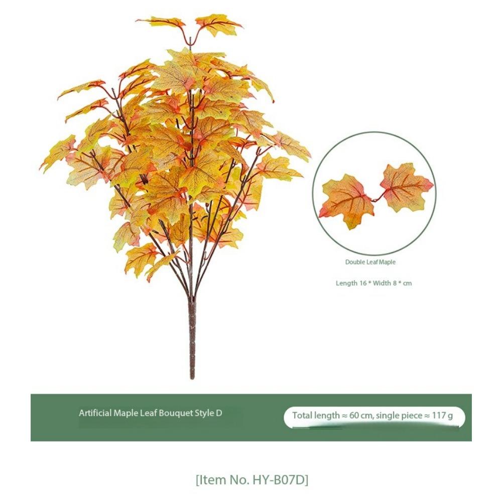 24 Inch Wholesale Artificial Withered Maple Branches Dry Branches for Scenic Design Bulk Order Factory Direct Ready Stock