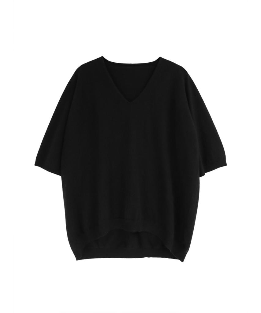 Baseukala V-Neck Half Sleeves Knitwear (7Colors)