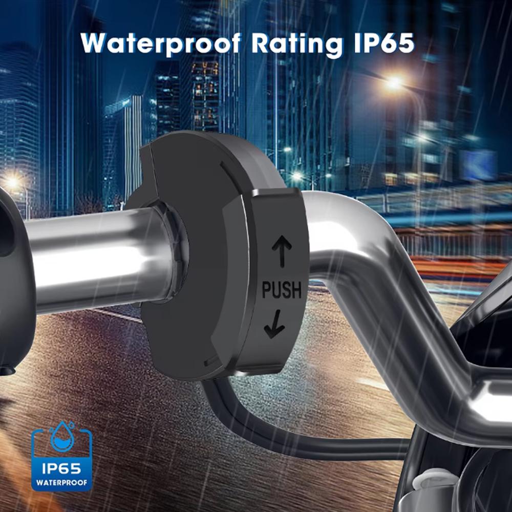 Încărcător Rapid Motocicletă 48W QC3.0 18W PD 30W Suport de Încărcare Ghidon Impermeabil Încărcător Telefon Bicicletă 12/24V Adaptor Soclu