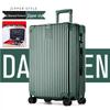 Durable Aluminum Frame Suitcase - 26-Inch Large Capacity, 24-Inch Carry-On, 20-Inch Trolley