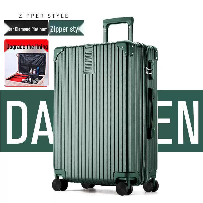 Durable Aluminum Frame Suitcase - 26-Inch Large Capacity, 24-Inch Carry-On, 20-Inch Trolley