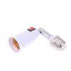 E27 To E27 Led Light Bulb Lamp Holder With Switch Flexible Extension Adapter Socket Extend Adapter Converter Wall Base Holder