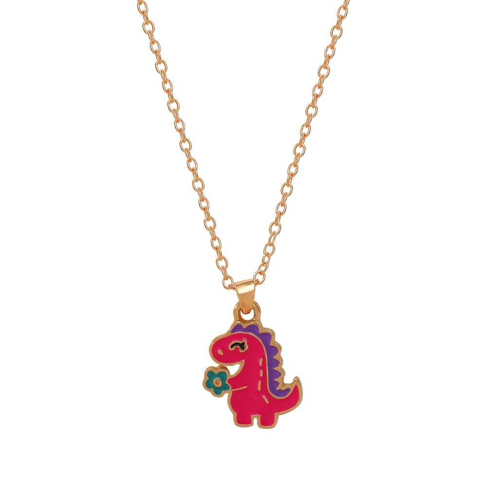 Small Pendant Jewelry Candy Ice Cream Rainbow Cloud Star Heart Flower BFF Joy Babe Charm Necklace Choker For Kids Girls Boy Gift