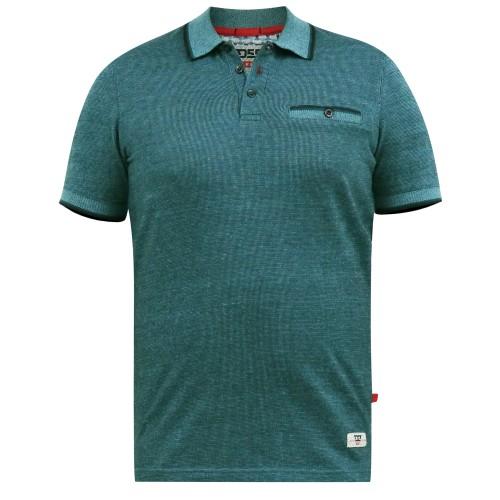 Duke Mens D555 Troy 2 Textured Polo Shirt