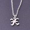 2pcs Stainless Steel Initial Necklace For Men Women Chain Old English Pendant 26 Letters Statement Necklaces Jewelry Couple Gift
