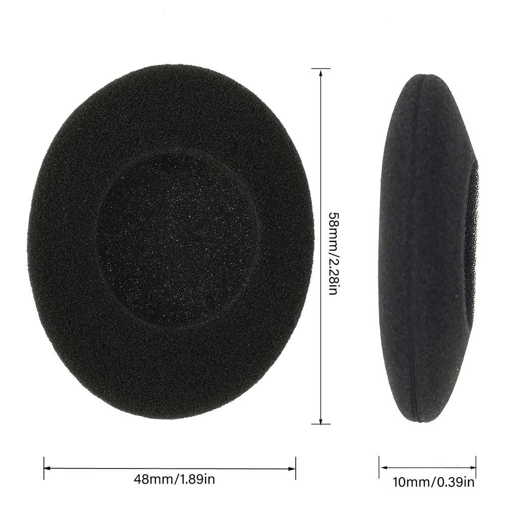 Noise Reducing Headphone Ear Pad Ventilated Sponge Ear Cushions Ergonomic Replacement Pad for PC Headset 860