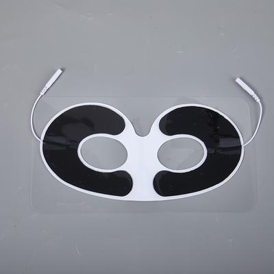 Non-tissé Auto-adhésif Masque pour les Yeux EMS Couverture Coussinet Électrode TENS Pour Masseur de Thérapie par Impulsions Électroniques Avec Trou de Prise
