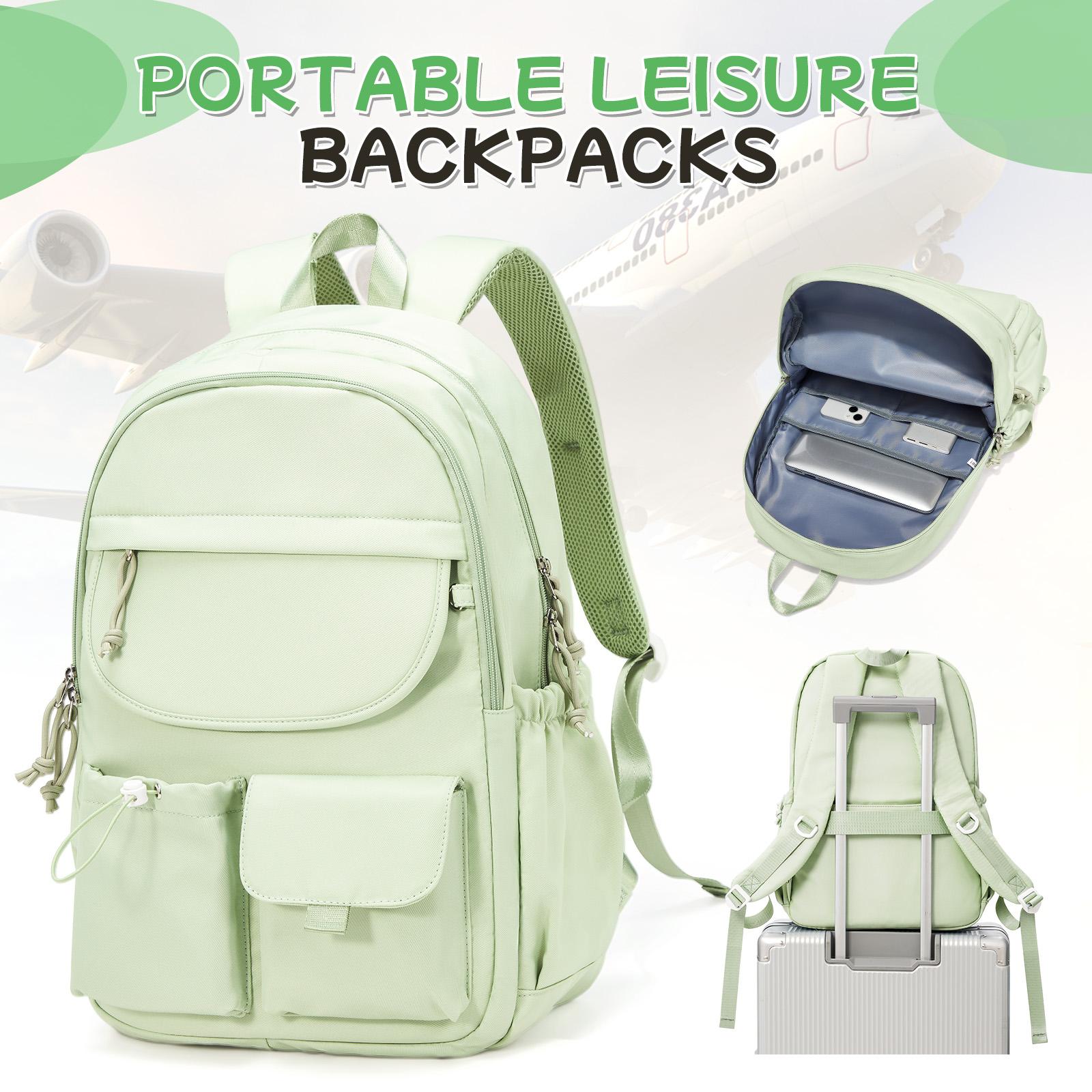 

School Bag For Teen Girls - Laptop Backpacks 15.6 In College Cute Bookbag,Casual Schoolbag,Children S School Backpack Girl Boy зелений
