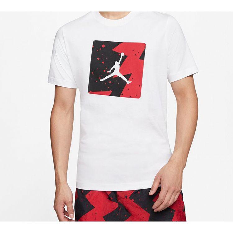 Jordan Printed Crew Neck Short Sleeve T-Shirt Men Tops CJ6245-100