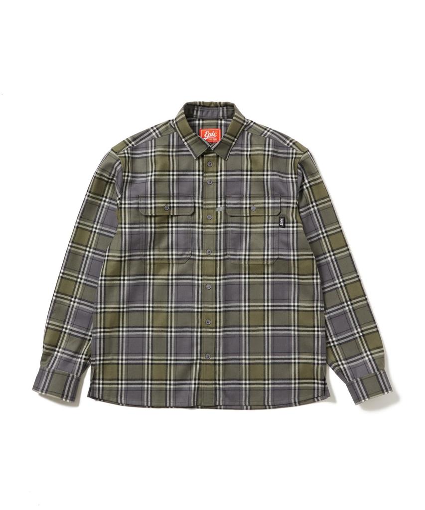 Snow Peak Tasman Merino Wool Shirt Tops Shirt Long Sleeve GREEN CH L EP-SH-26SU003 Men's Women's