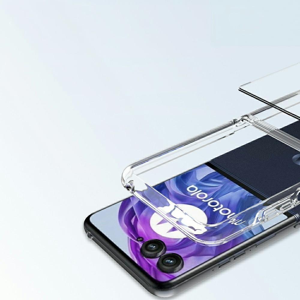 TPU + Acrylic Case for Motorola Razr 70 Ultra / 60 Ultra, Transparent