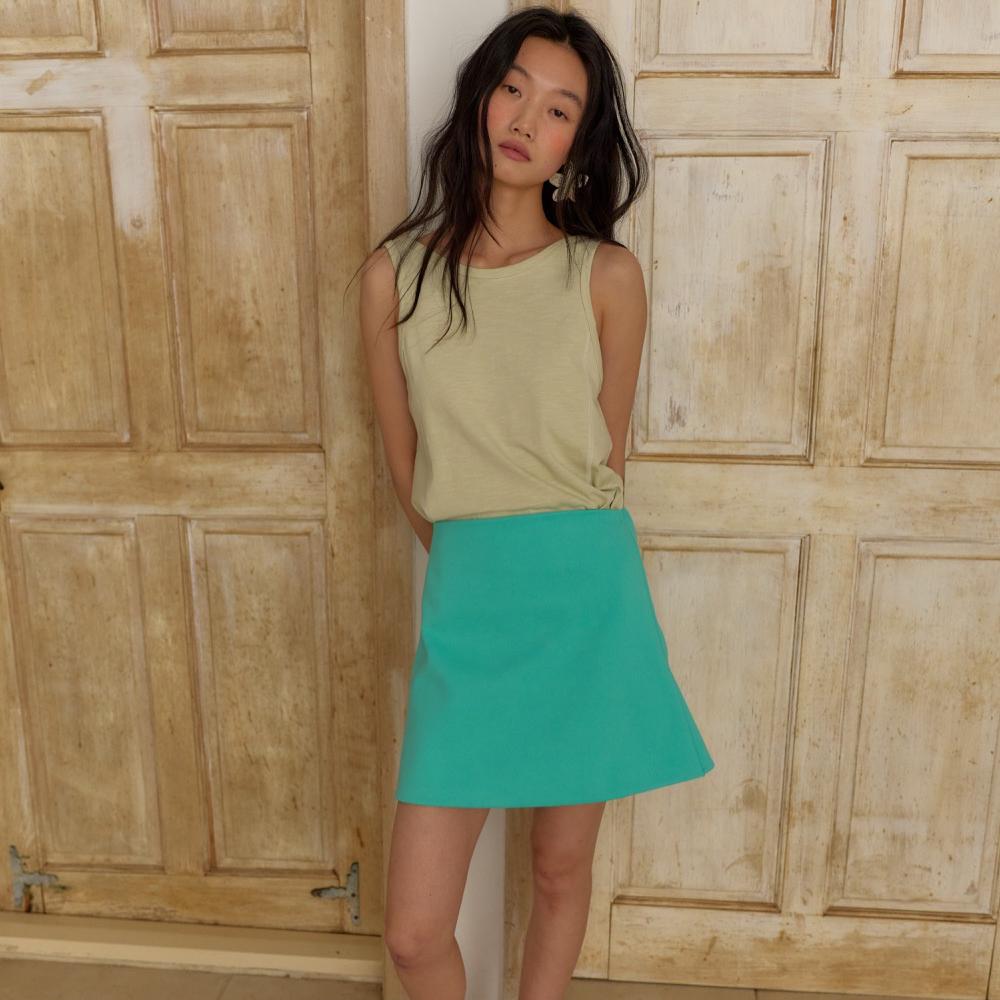 Aueosolti Sorbet Mini Skirt / Mint