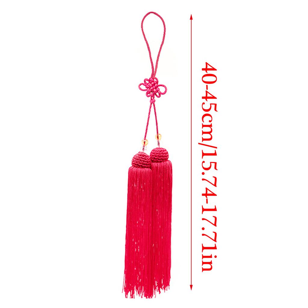 Practical Ice Silk Swords Tassels Portable Decoration for Taiji Practice and Traditional Martial Arts Exhibitions