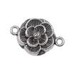 Filigree Diamond Shaped Connectors Ornate Multi Loop Links For Jewelry