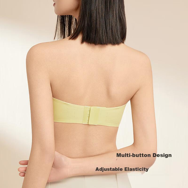 MIIOW Foundation Bra, Summer Thin Style, 2025 New Women's Strapless Bra, Wireless Brassiere for Girls