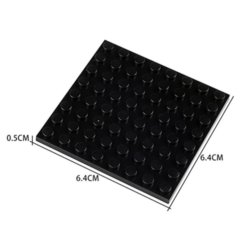 12PCS PLATE 8x8 Compatible with 41539 Self-Locking Bricks Building Blocks Toys Accessories