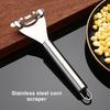 2 Pcs Stainless Steel Peelers Corn Remover Kitchen Household Corn Peeler Fishing Tool