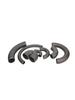 Seamless 90° Long Radius 1.5D Hot Press Welded Iron Elbow Pipe