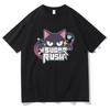 Blaue Anime Archiv T-Shirts Sugar Rush Lustige Unisex/Damenbekleidung Unisex Streetwear Unisexga Cosplay Kleidung Baumwolle Grafik T-Shirts