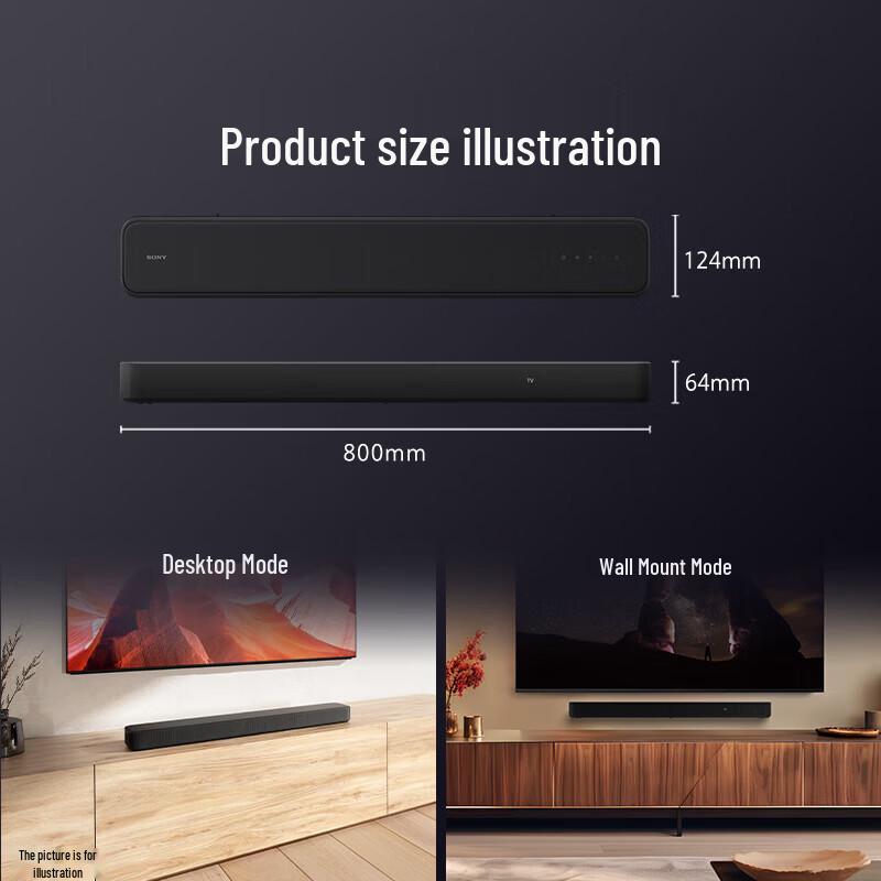 Sony HT-S2000 Soundbar & SW3 Subwoofer Home Theater System (CN version)