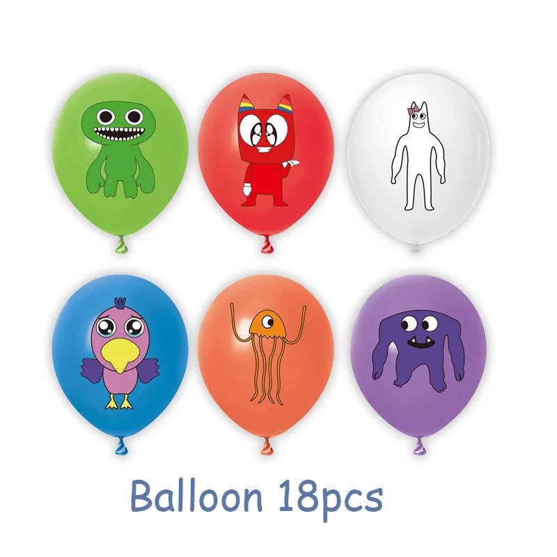 Garten Of Banban Birthday Balloons Party Supplies Gift Bags Plates Cutlery Decorations Child Birthday Party Favors Baby Shower
