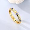 Rings for Women Authentic copper Ring Gold Plated Heart Bow Skull Hand Holding Bead Zircon Ring Engagement Wedding Jewellery