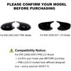 Door Side Mirror Covers Mirror Caps For Cars Rear View Cap For 3-Series E90 E92 E93 Sedan Pre-LCI 2005-2007 (Glossy Black)