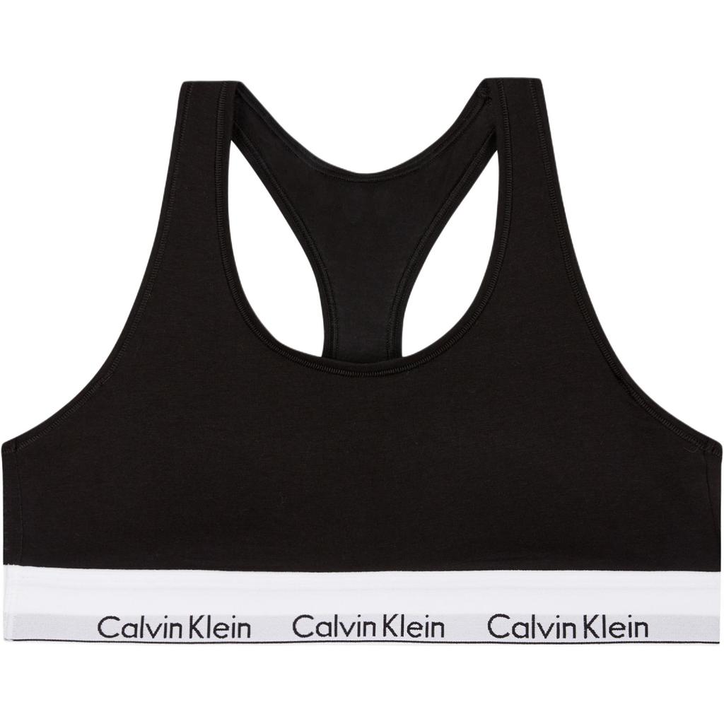Calvin Klein Pullover V-Neck Letter Comfortable Bra Women underwear QF3785AD-UB1