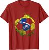 Brazil Soccer Graphic Brazil Flag Football Sports Unisex TShirt Short Sleeve Casual Boys TShirts