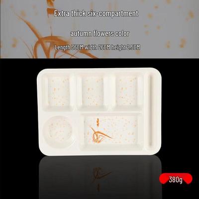 Melamin-Segmentierte Fast-Food-Tabletts