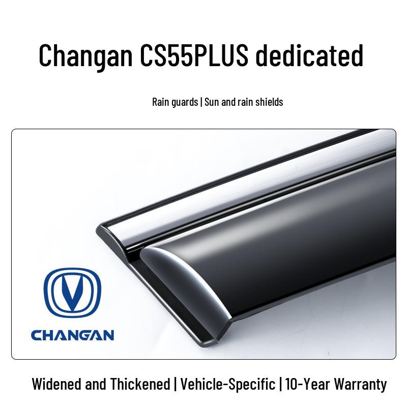 Custom Rain Shields for Changan CS55 PLUS Blue Whale Edition (2nd & 3rd Gen)
