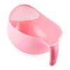 Rice Washer Strainer Bowl Colander Quinoa Strainer with Handle Kitchen Strainer for Rice Veggie Fruit Cleaner Plastic