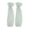 Summer Women's Ice Silk Sun Protection Arm Sleeves Elegant Pleated Bubble  Anti-UV Gloves Cooling Sleeves for Outdoor Driving Cycling