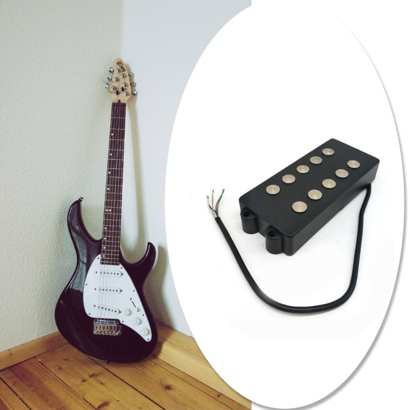 Bass Middle Bridge Pickups Set with Mounting Screws Bass Part Replacements Kits