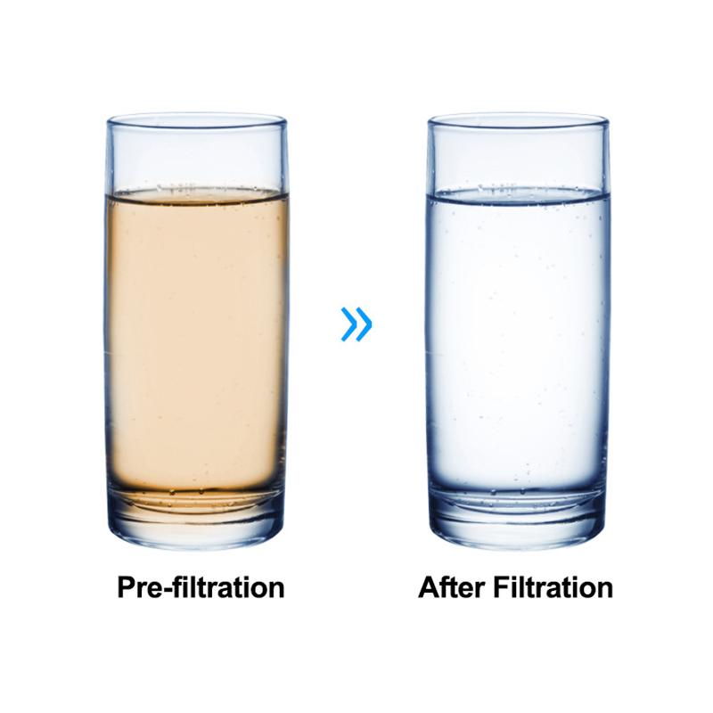 Portable Outdoor Water Filter Straw Water Filter For Survival Or Emergency Supplies Activated Carbon Fiber Sewage Processor