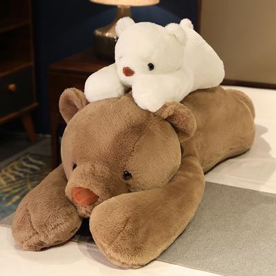 Super Niedliches Panda Plüschtier Puppe Eisbär Großes Kissen Puppe Mädchen Bett Umarmungspuppe