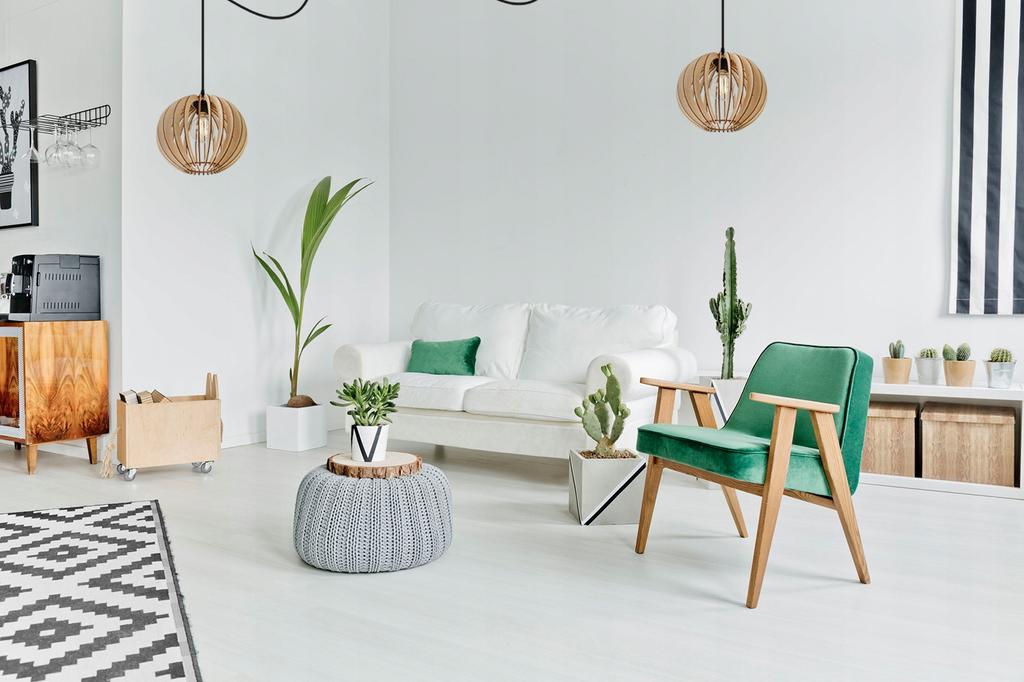 MODERN WOODEN LED CEILING HANGING LAMP