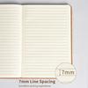 European American Custom A5 Thick Hardcover Notebook Journal Luxury Leather for School Use  Foreign