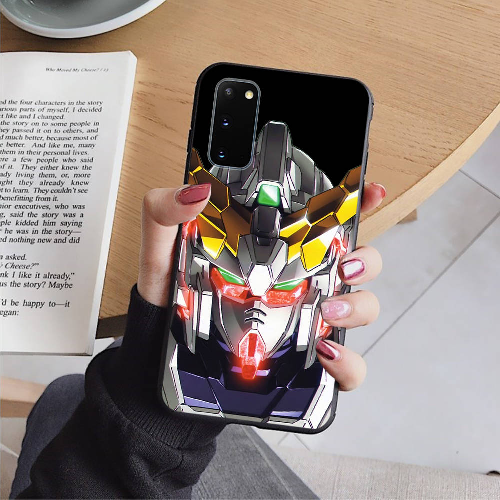 AD71 GUNDAM Black Case for iPhone 16 15 Plus 14 13 12 11 Pro 8 7 6S SE 5S X XR XS Max Realme C30 C33 C31 9I Huawei Y8P Y9 Sofe Cover