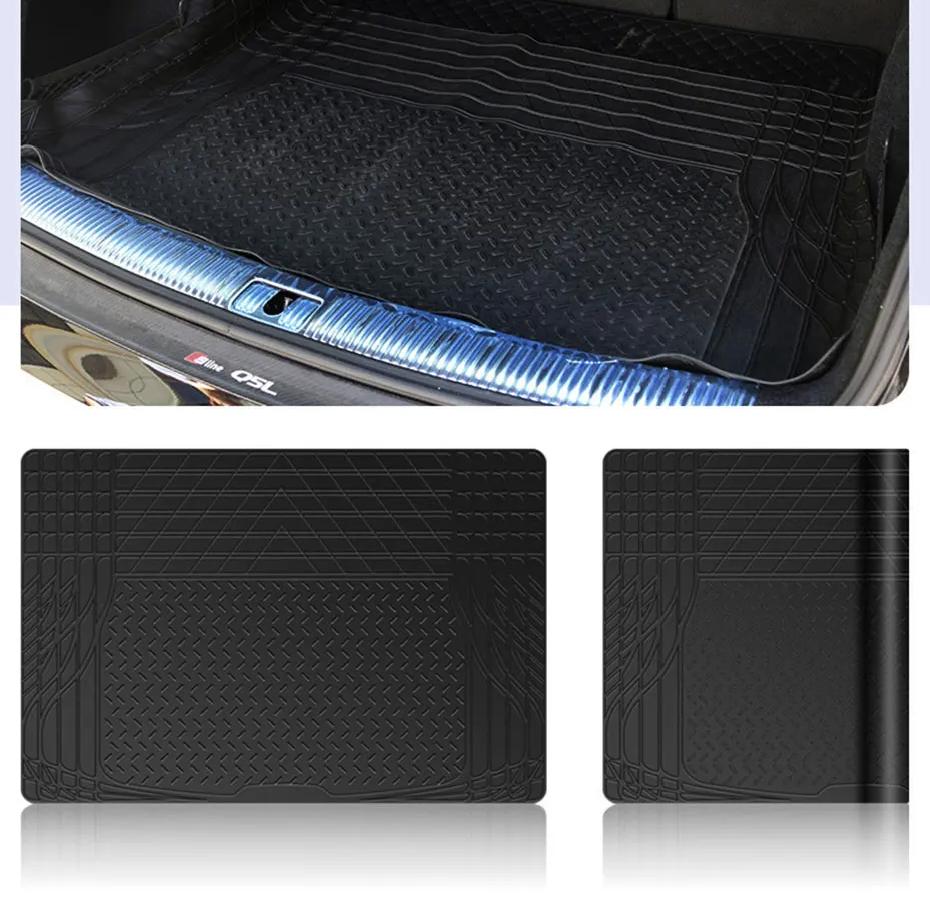 120x80cm Kofferraummatte für Auto PVC Anti-Rutsch Kratzfest Auto Schutzmatte Ladebodenmatte Wasserdicht Auto Innenzubehör
