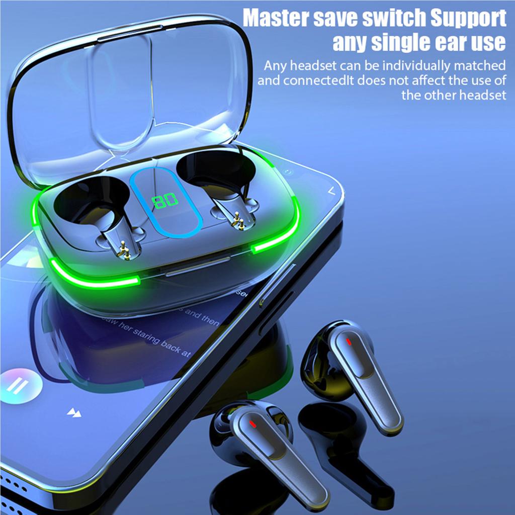 PRO70 Wireless Earbuds Headphone BT Earphones Sport Earbuds for Music Game Call Compatible with iOS Android