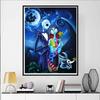 Disney Diamond Painting 5D Jack and Sally Gothic Romantic Illustration Cartoon Movie Cross Stitch Embroidery Handmade Gift Home Decor