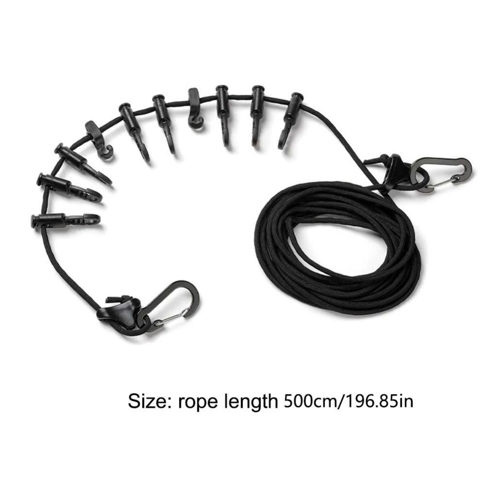 Adjustable Portable Storage Lanyard Multifunctional Camping Hanging Rope  Camping